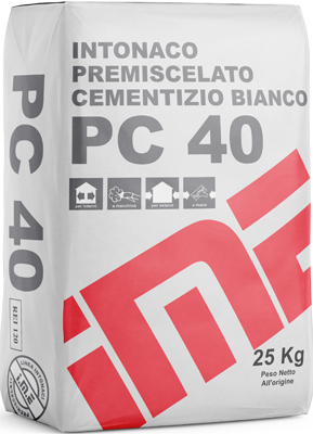 PC40 Bianco intonaco CEMENTIZIO prodotto da ime distribuito da cime srl COMMERCIO INDUSTRIA MATERIALI EDILI napoli e provincia ed in italia